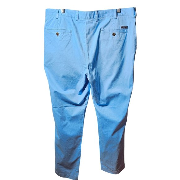 Brooks Brothers Mens Light Blue Chino Pants Size 40/32 Modern Fit Cotton Blend C - Picture 3 of 7